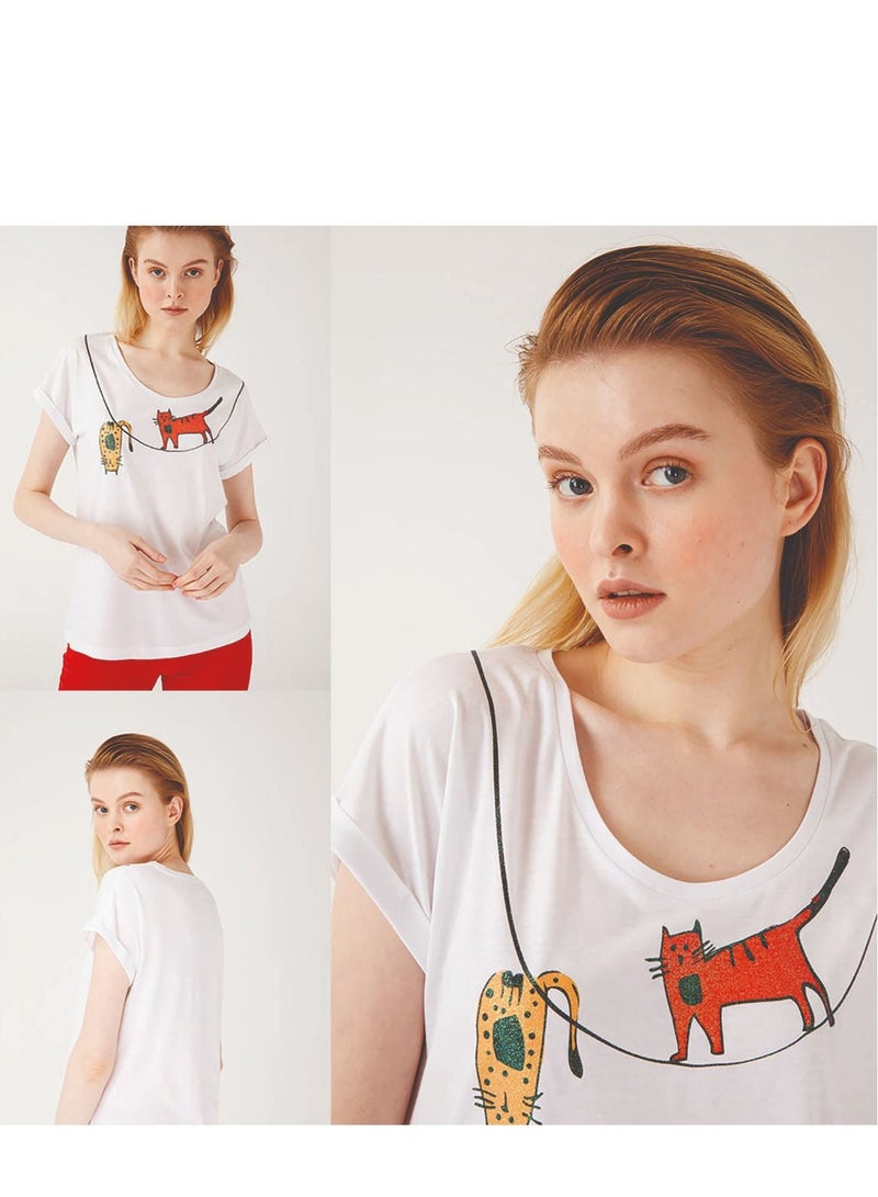 Biggdesign Cats Womens T-Shirt  - Image 5