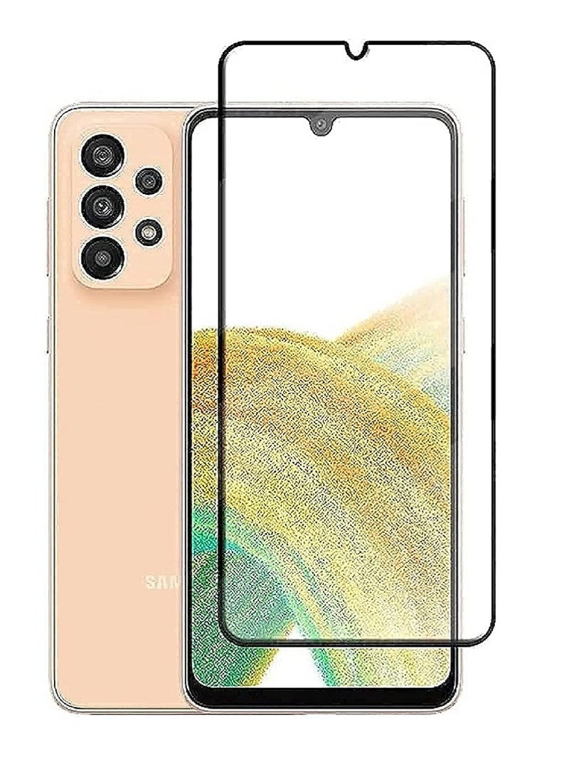 Super Tempered Glass Screen Protector 5D Designed For Samsung Galaxy A33 4G Full Glue Edge to Edge Full Screen Coverage And Bubble Free - Image 1