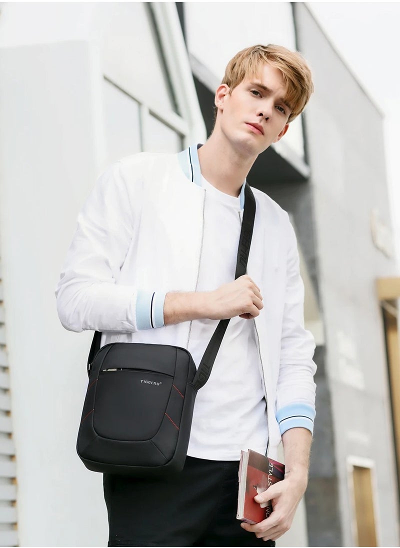 BLLE ROWN Waterproof Durable Nylon Shoulder Bag For Men Business Messenger Bag 10inch Ipad Bags Crossbody Bags Handbag Casual Travel Bags Pack  - Image 1