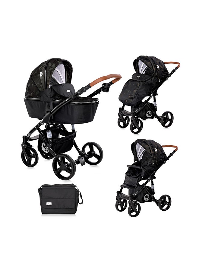 lorelli Baby Stroller Rimini With Bag Forest Green And Black - Image 1