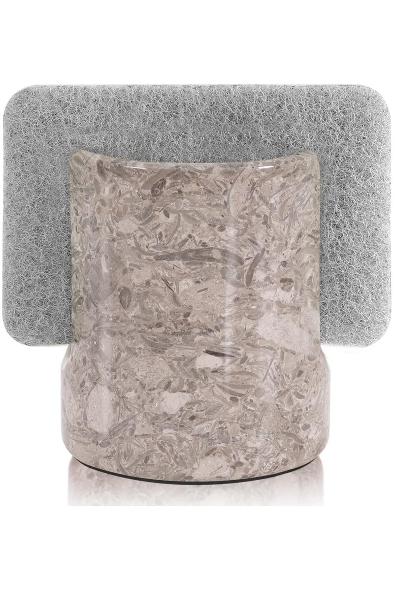 راديكالن حامل إسفنج رخامي من أوشيانك | حامل حوض مطبخ يدوي الصنع بطول 3.5 بوصة مع إسفنجة تنظيف - Image 1