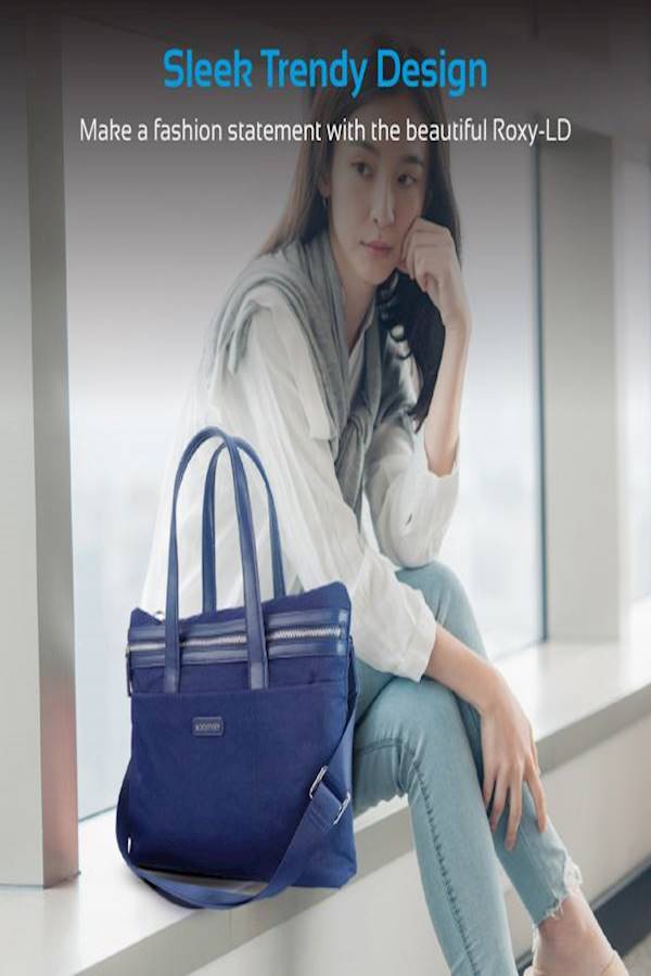 PROMATE Stylish 15.6 Inch Shoulder Handle Tote Laptop Bag - Image 4