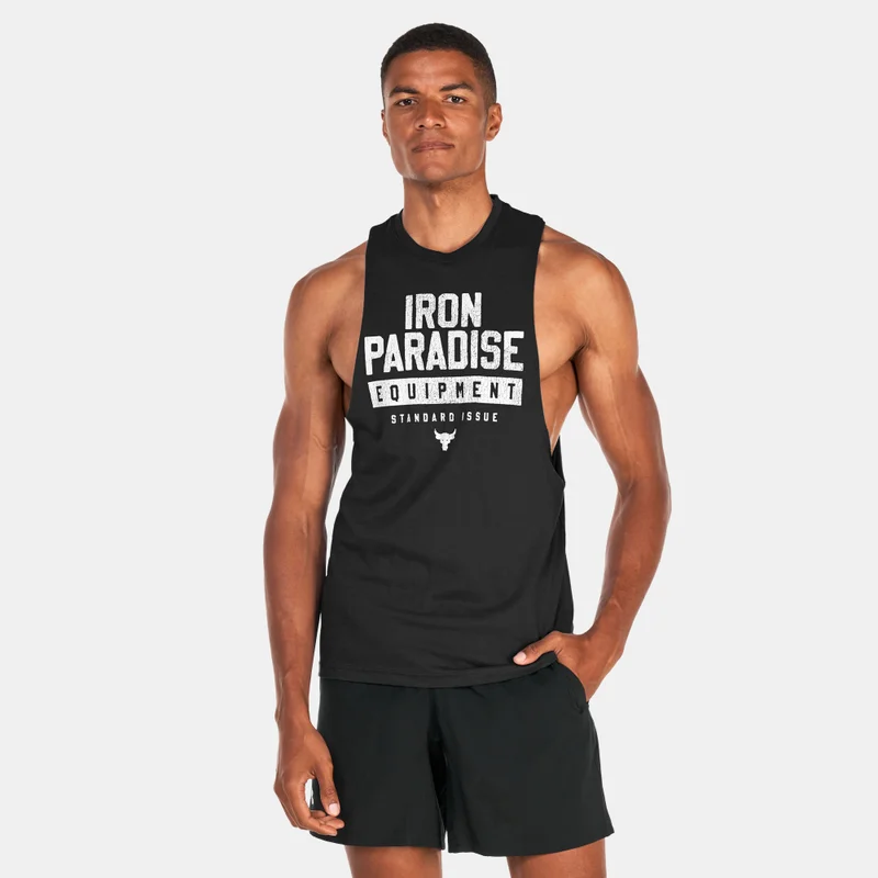UNDER ARMOUR Men's Project Rock Iron Muscle Tank Top
