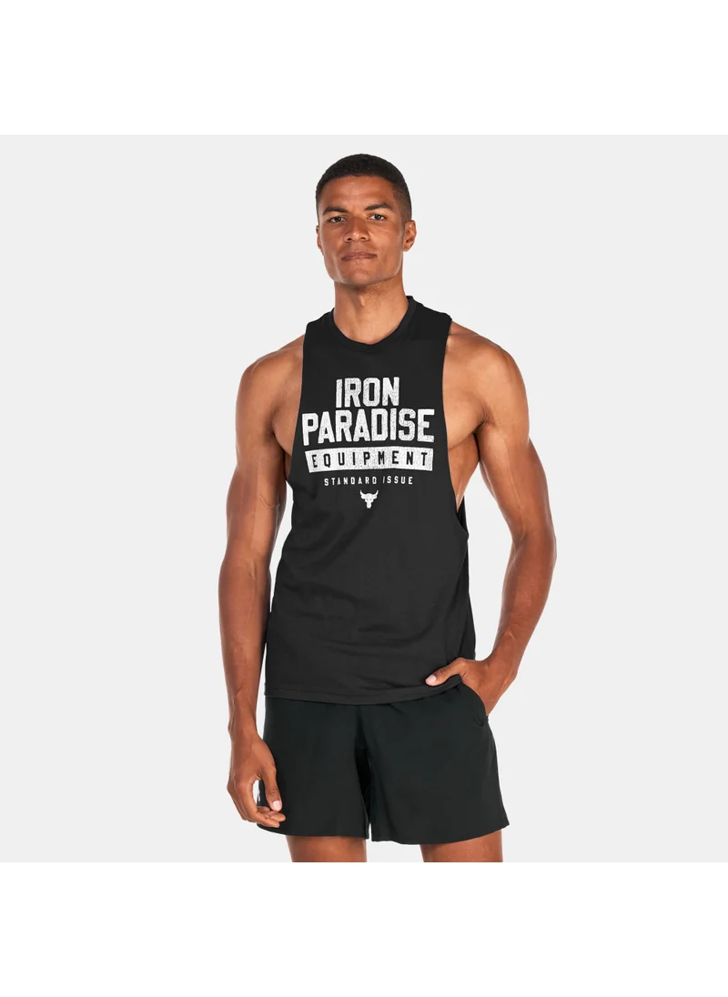 UNDER ARMOUR Men's Project Rock Iron Muscle Tank Top