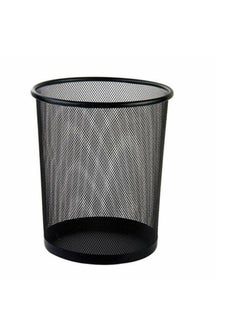 Lavish lavish Mesh Trash Waste Basket Garbage Can Recycling Bin 1 Pc Black Color  - Image 1