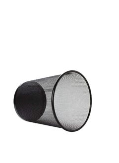 Lavish lavish Mesh Trash Waste Basket Garbage Can Recycling Bin 1 Pc Black Color  - Image 3