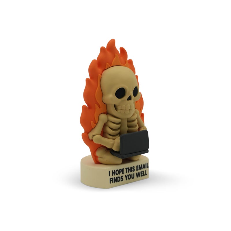 GOOFBALLS Miniature Desk Figurine â€“ Cute & Quirky Office Decor for Desk, Shelf, or Workspace â€“ Fun Tiny Collectible Statue for Adults, Coworkers, or Home Office Gift- Hope This Email Finds You Well - Image 3