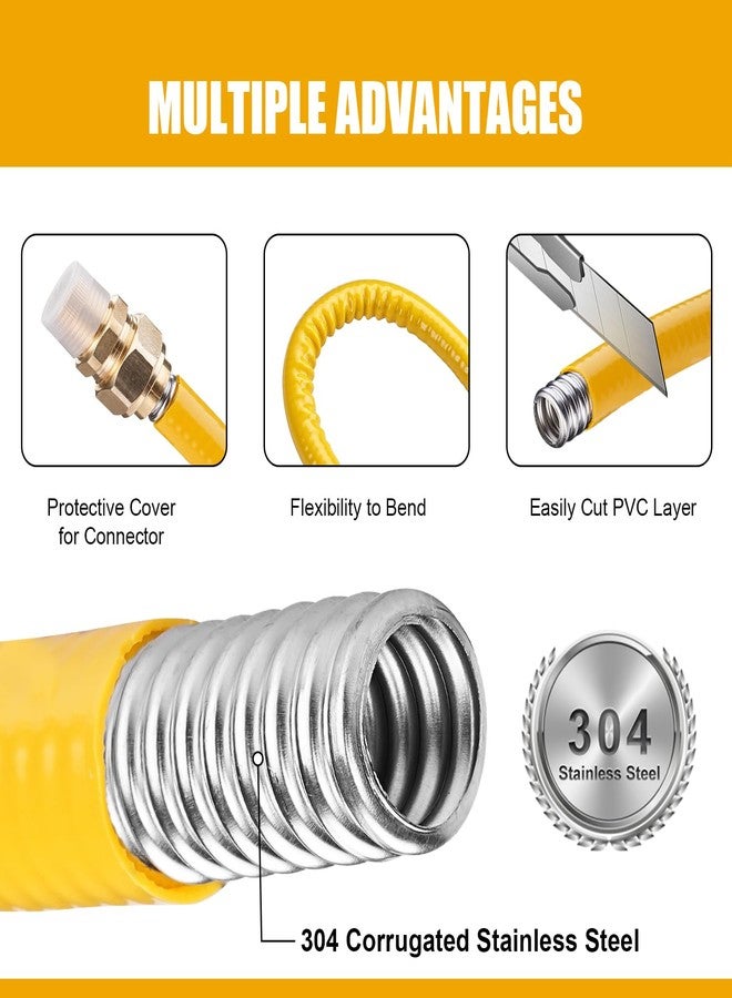 SweetBin CSST Corrugated Stainless Steel Tubing (33 Ft 1/2") - Image 3