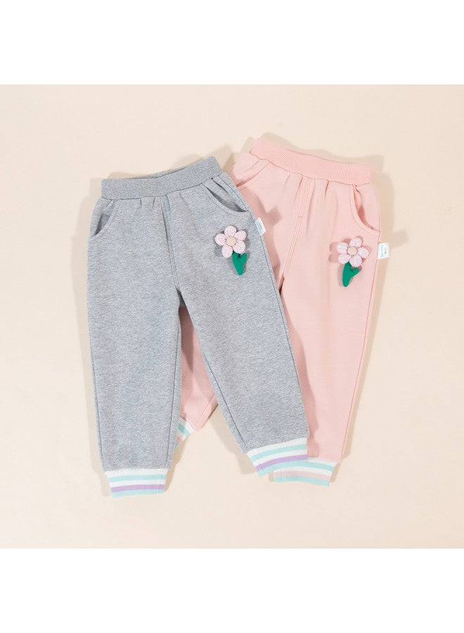 Bornbay spring/fall Girls' Pants - Kids' Playful Casual Joggers For Running & Sports - Image 4