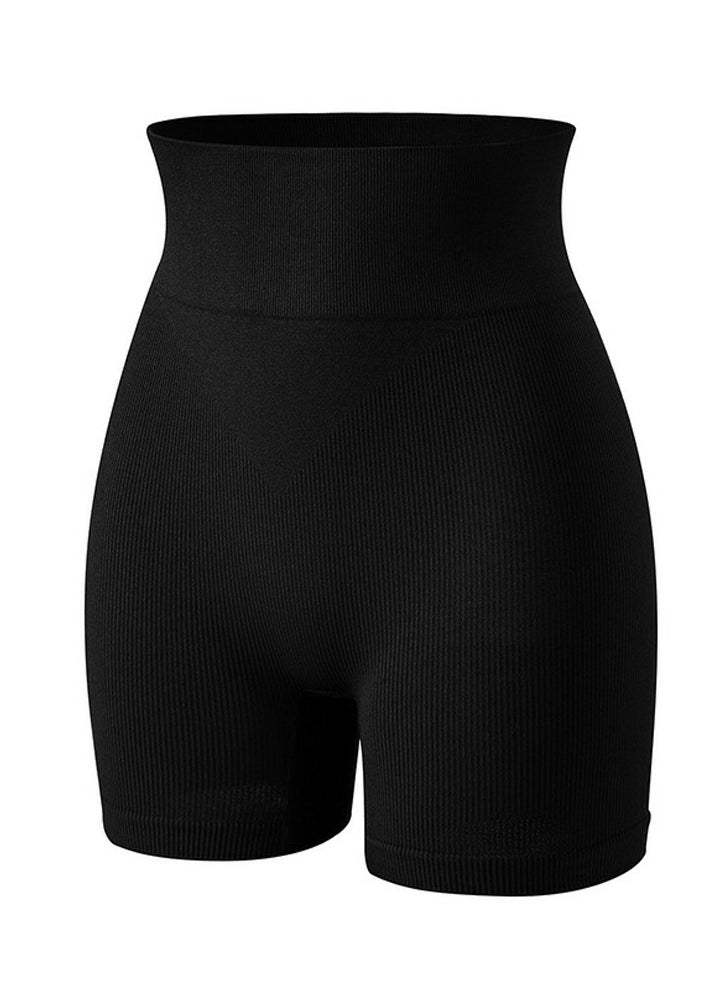 Loquat - Womens Body Shaper Tummy Control Underwear Boxer Briefs Solid Color Slim High Waist Hip Lift Shapewear Safety Underpants Black - Image 1