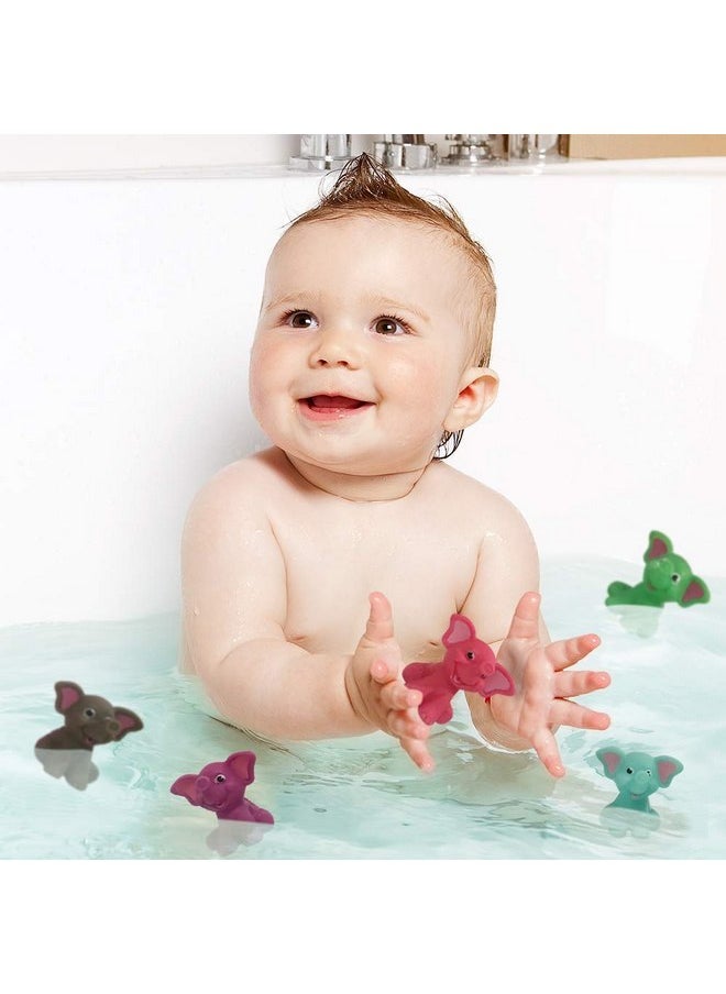 ArtCreativity - ArtCreativity Rubber Water Squirting Elephants, Pack of 12, Bathtub and Pool Toys for Kids, Safe and Durable Water Squirters, Birthday Party Favors, Goodie Bag Fillers - Image 1