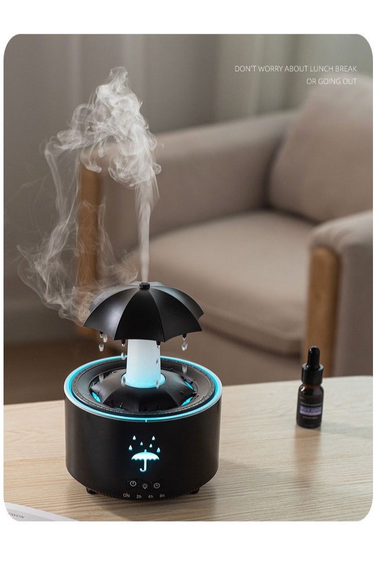 ELTRAZONE 2-in-1 Rotating Umbrella Humidifier & Aroma Diffuser – Portable USB Air Humidifier with Scent Diffuser for Home, Office, Bedroom, and Study – Quiet Operation & Stylish Design - Image 4