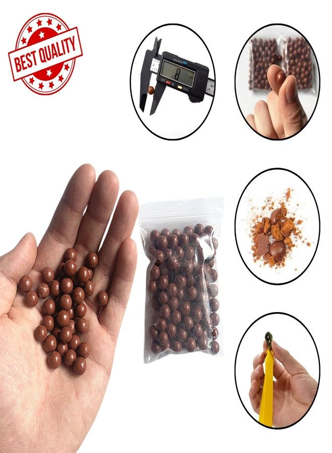 Slingster® 8mm Red Biodegradable Clay Balls - 500g Natural Mud Practice Balls for Outdoor Slingshot Training - Image 5