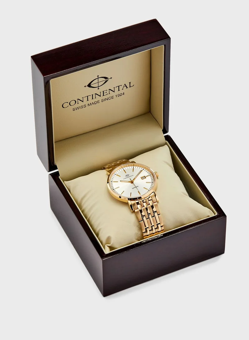 CONTINENTAL Steel Strap Analog Watch