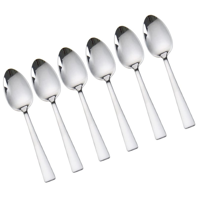 faderic 6Piece Dinner SpoonsTable Spoons Flatware Stainless Steel Mirror Polishing 708Inch