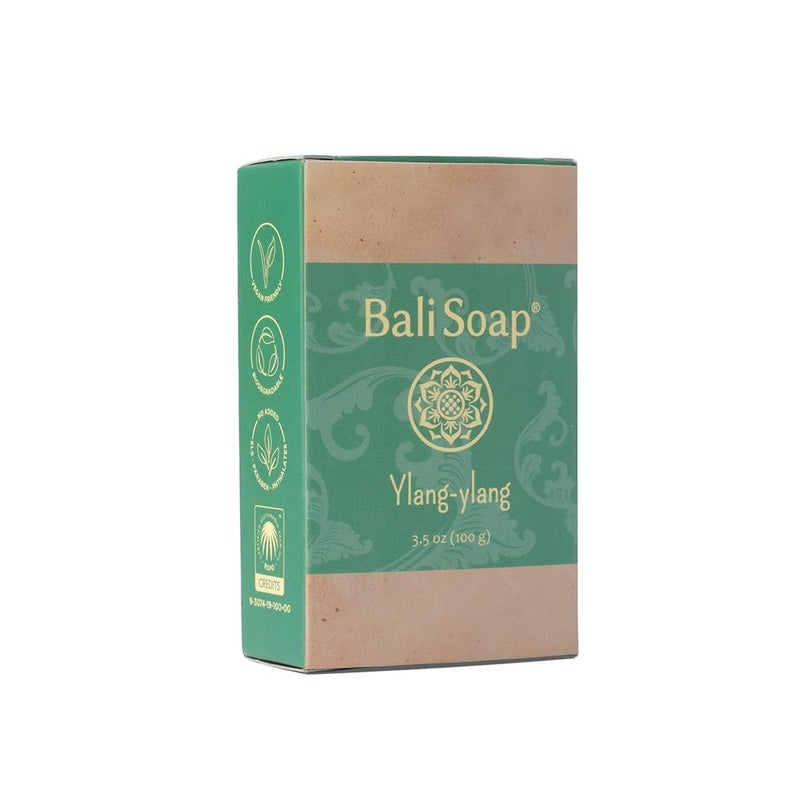 Bali Soap  YlangYlang Natural Soap Bar for Men  Women  Vegan Handmade Exfoliating  3 Pack 35 Oz each