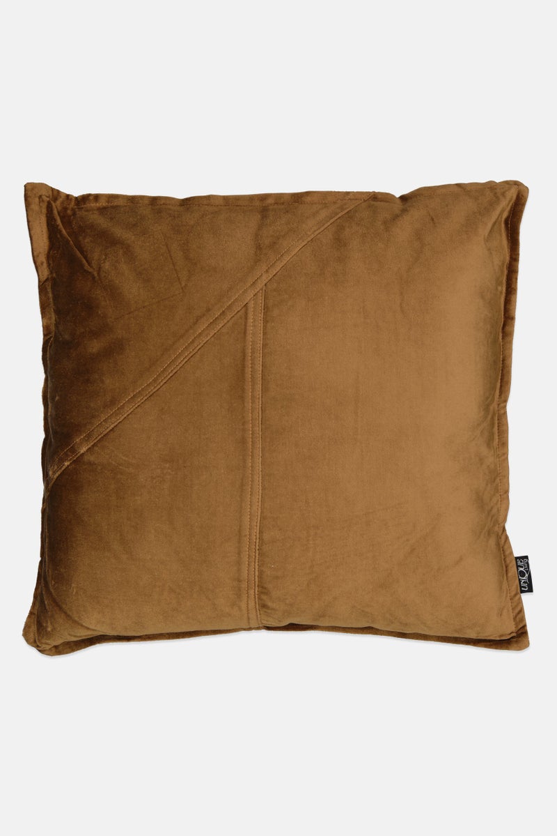 Unique Living Plain Wies Cushion, Brown  - Image 1