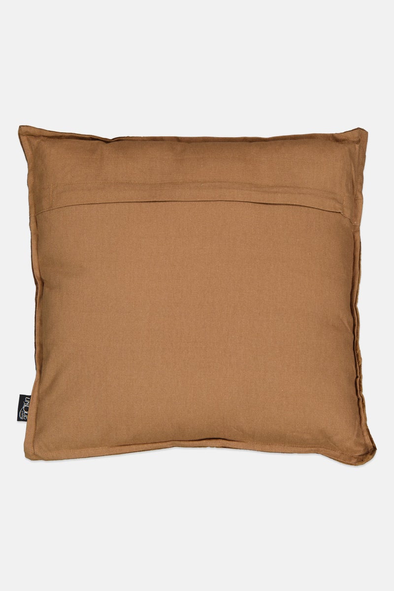 Unique Living Plain Wies Cushion, Brown  - Image 2