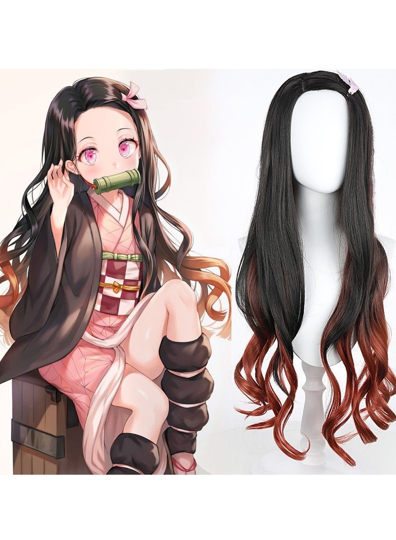 شعر مستعار لشخصية الرسوم المتحركة Demon Slayer، أزياء شعر مستعار تنكرية - Image 2