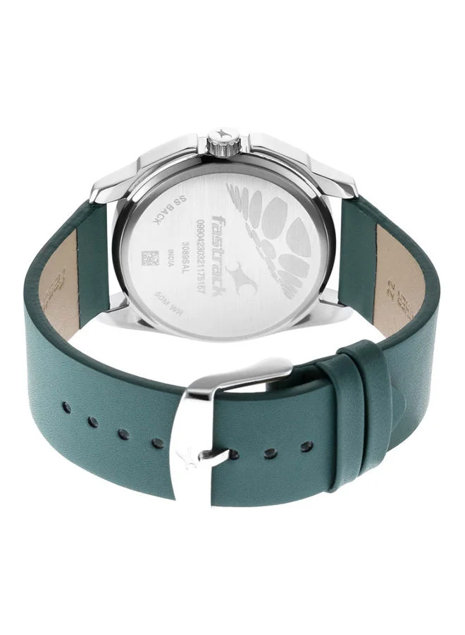 fastrack Leather Analog Wrist Watch 3089SL16