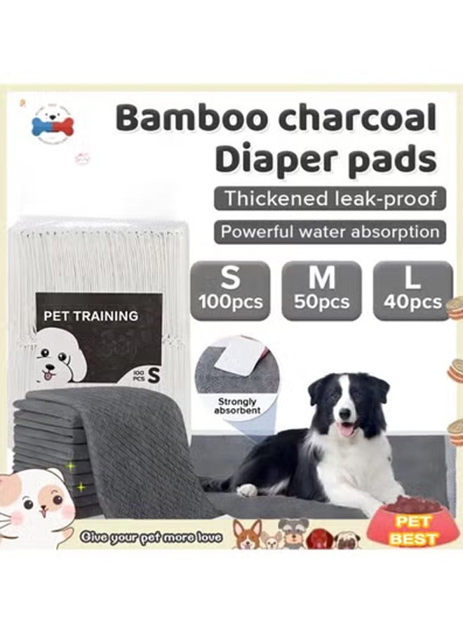 Dogcator Charcoal Puppy Pads for Small Dogs Activated Charcoal Dog Pee Pads Odorless Potty Pads Count Regular Disposable Puppy Pads Pet Training Pads for Housebreaking - Image 1