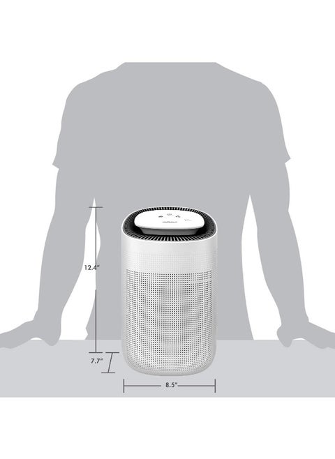 Sorbi 1000ml Air Dehumidifier w/Air Purifying Function, True HEPA Filter, Auto Shutoff, Touch Control Adjustable Air Speed, Ultra-Quiet, Ideal for Closets and Bathrooms