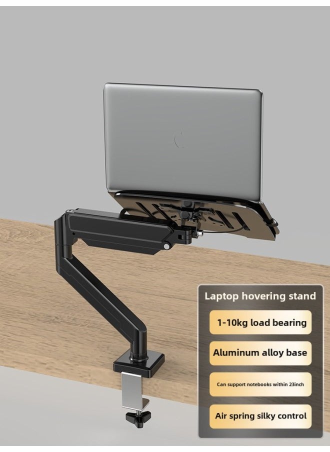 Generic - Computer Monitor Bracket Desktop Elevated Rack Rotating Screen Punch-Free Dual-Screen Desktop Display Hanger Base-Color:Special For Notebook -23-inch Notebook Is Applicable [1-10KG Bearing]] - Image 1