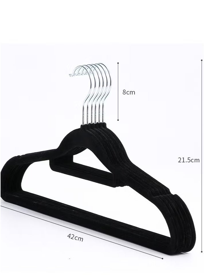 30-Pack Slim Non-Slip Hangers for Clothes - Space Saving Ultra Thin Magic Hangers, Cream Color, Heavy Duty Suit Hooks for Home/Closet/Retail Store (6mm Thick） - Image 3
