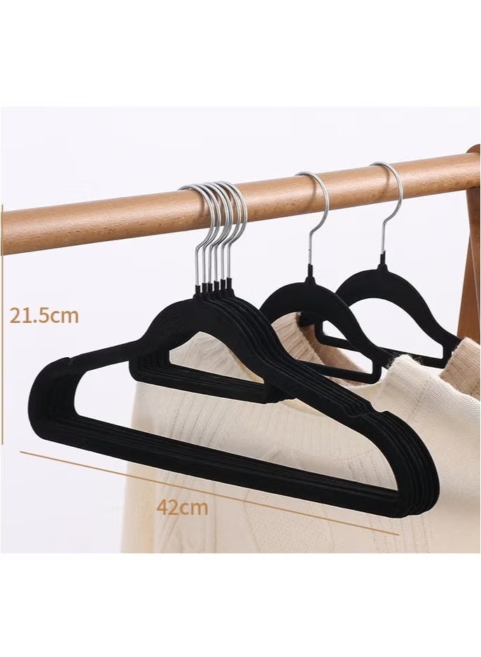 30-Pack Slim Non-Slip Hangers for Clothes - Space Saving Ultra Thin Magic Hangers, Cream Color, Heavy Duty Suit Hooks for Home/Closet/Retail Store (6mm Thick） - Image 4
