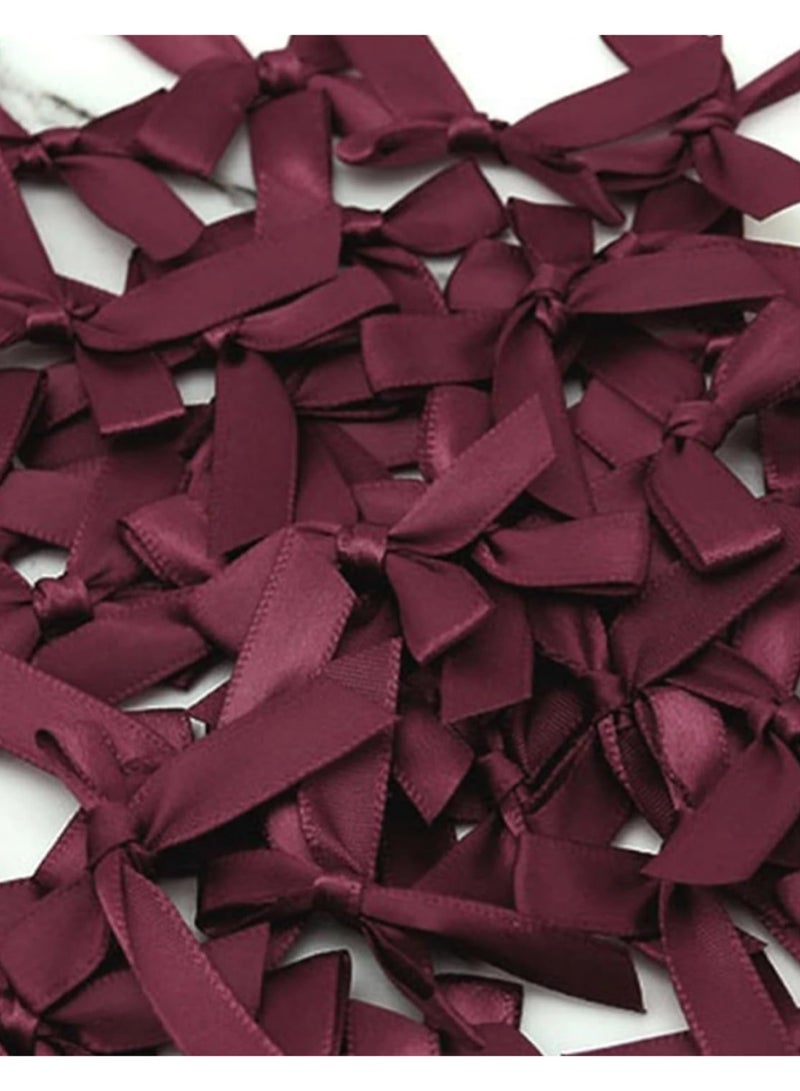50Pcs Ribbon Bows Gift Packaging Decoration Handicraft Card Decoration, Hair Accessories, Jewelry Bows, Wedding Party Decoration, Christmas Decor, Room Decor - Image 1