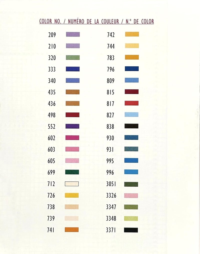DMC 117F25-PC36 Embroidery Popular Colors Floss Pack, Colors may vary, 8.7-Yard, 36/Pack - Image 5