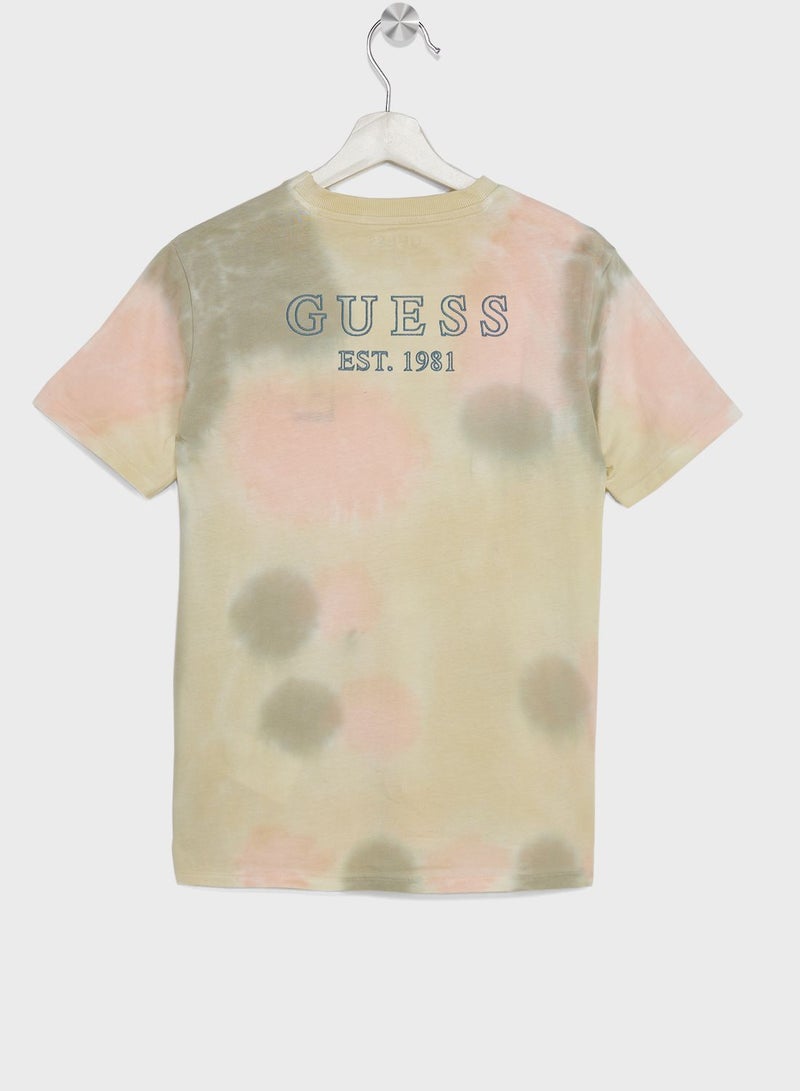 GUESS Youth Tie Dye T-Shirt - Image 2