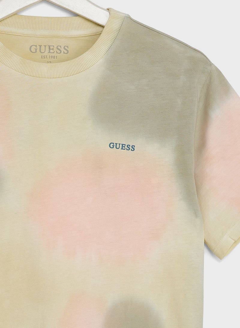 GUESS Youth Tie Dye T-Shirt - Image 3