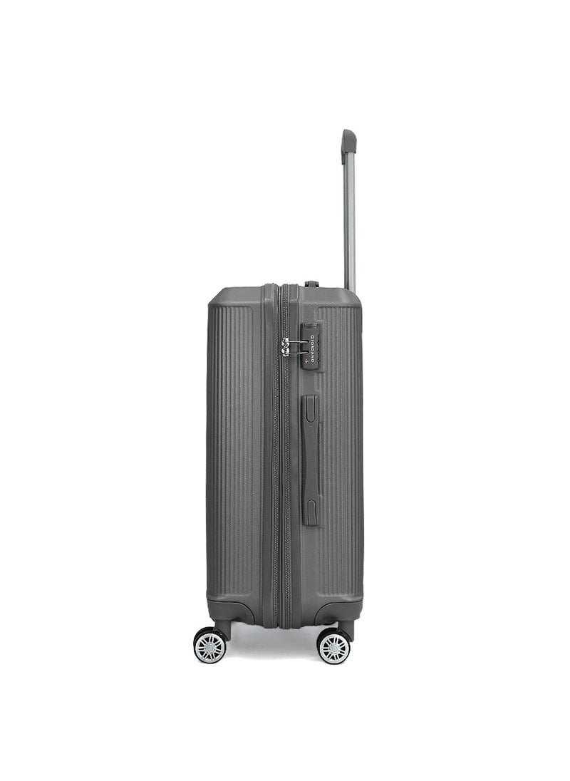GIORDANO Giordano Hardside Luggage Trolley Bag 5 Pieces set,Grey (BC-12&14,S-20,M-24,L-28 Inch)  - Image 4
