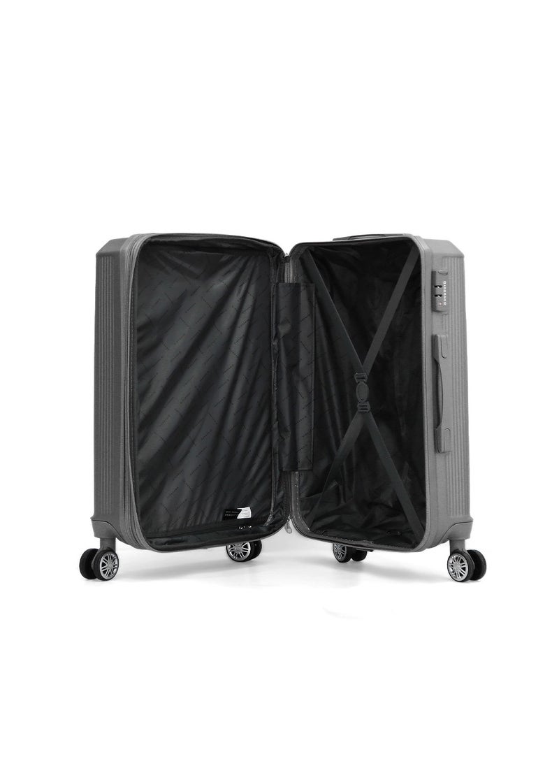 GIORDANO Giordano Hardside Luggage Trolley Bag 5 Pieces set,Grey (BC-12&14,S-20,M-24,L-28 Inch)  - Image 2