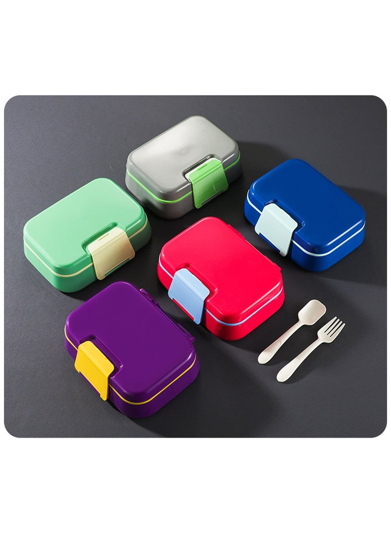DB Innov. Lunch Box for Kid School, Bento Box with 5 Compartments, Leak-proof Food Container, Snack Box for Kids Adults Girls & Boys, Purple - Image 5
