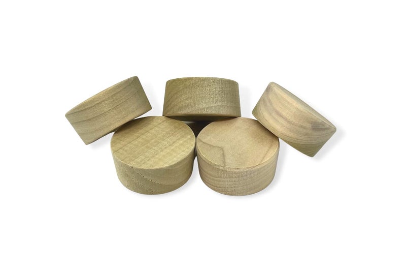2Inch Poplar Wood Bourbon Wine Barrel Cask Keg Bung Plug  Great for Home Brewers Distillers Wine Enthusiasts 5Pack