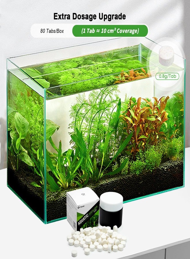 FZONE Root Tabs, Aquarium Plant Fertilizer, Safe for Fish & Shrimp, 80 Count 0.8g/Tab - Image 5