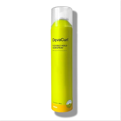 DevaCurl Flexible Hold Hairspray Non-Crunch Finishing Styler, Bright Breeze, 10 fl. oz - Image 1
