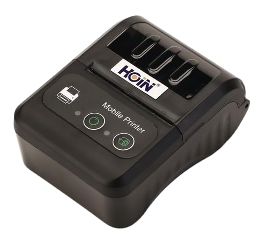 HOIN Original Hoin 58mm Portable Rechargeable Thermal Printer. Bluetooth + USB Interface, with Charger - Image 1