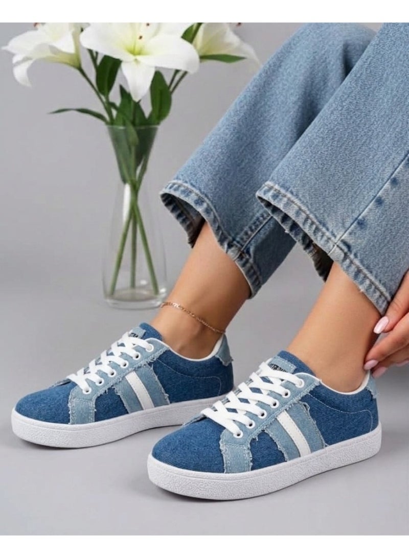 فيبراندا Casual Denim Sneakers with a Trendy Design SN-31 - Image 1