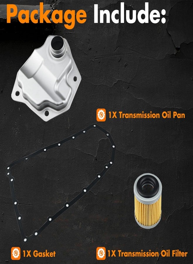 MEMOEO RE0F10A RE0F10B JF011E Transmission Filter Oil Pan Gasket Kit 05191890AA Compatible with Jeep Nissan Dodge Mitsubishi Compass Patriot Rogue Sentra Lancer Outlander Caliber - Image 2