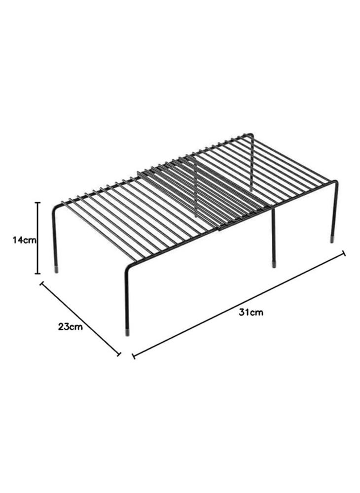 Spaceshoop Extra Couple Shelf in Kitchen Wardrobe and Undersink Organizer Two in One Seasoning Plates Small and Grow Up by Place  - Image 2