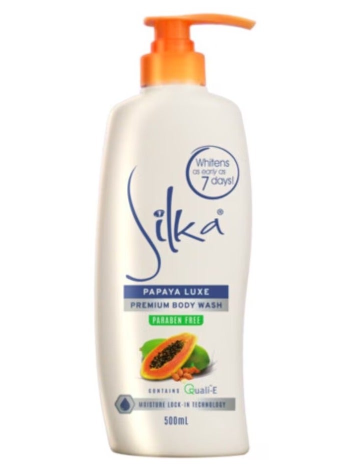 SILKA Papaya Luxe Body Wash 500ml