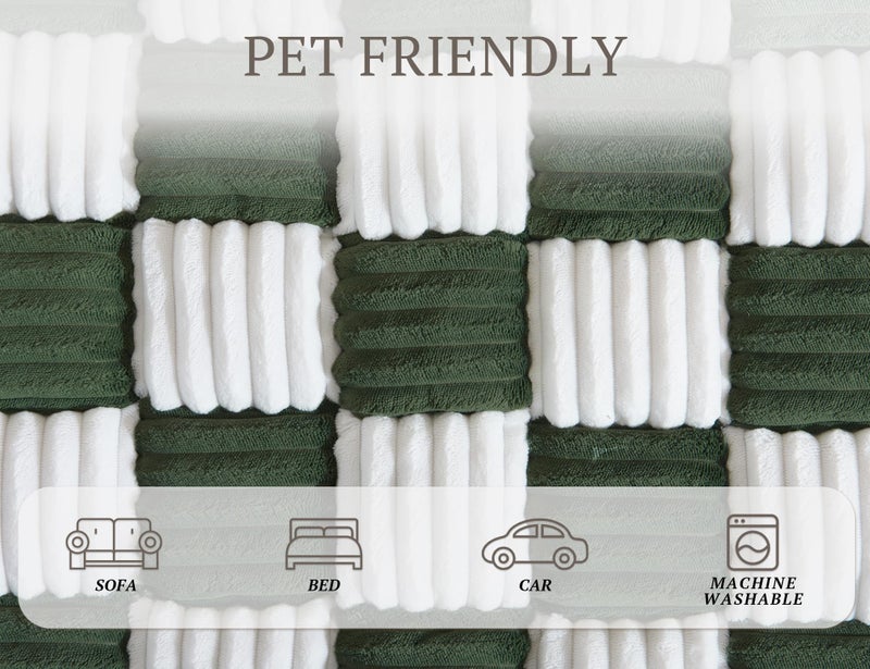 ODreamyDogs Couch Cushion Cover for dogs Sofa Cover Washable Pet Love Seat Couch Covers for Sofa Slipcovers Couch Protector Blanket for Dogs Sofa Cushion Covers for Pets Washable Pad Green 70x150cm/27.6x59in - Image 2