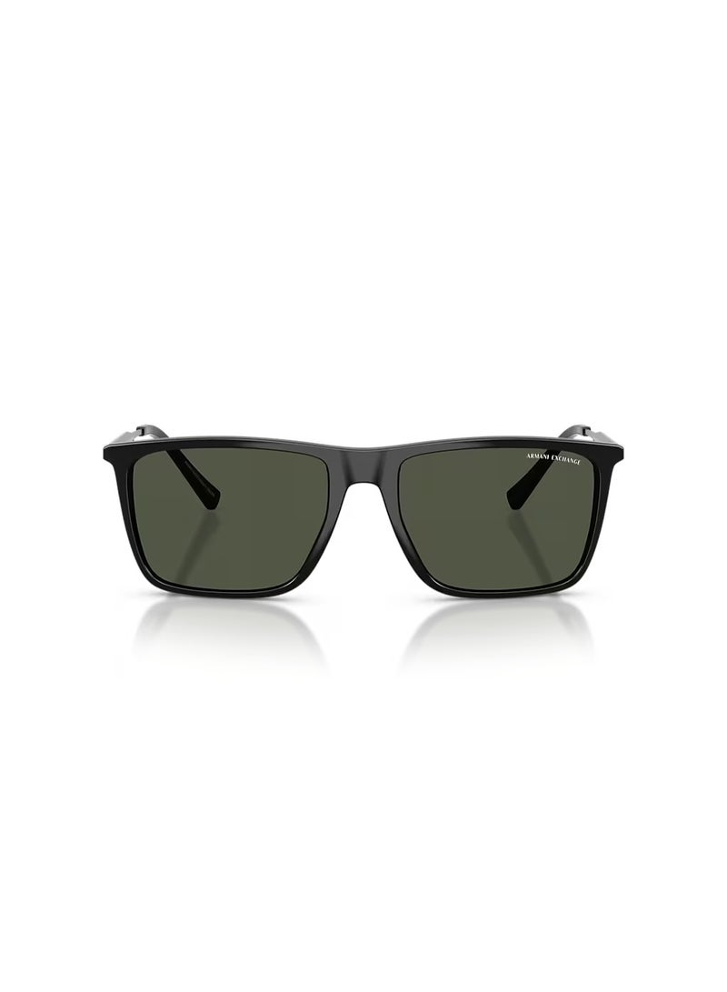 Armani Exchange-Style Square Sunglasses - Image 2