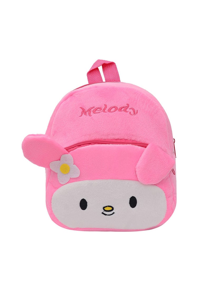 Generic Cute Toddler Plush Backpack Cartoon Schoolbag Snow Rabbit 