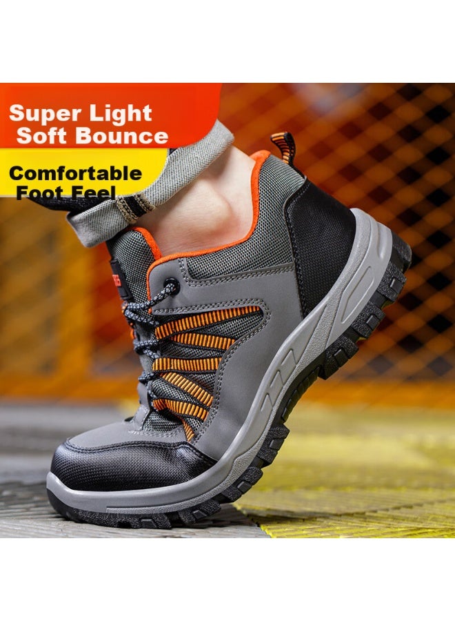 Old housekeeper Old Steward Labor Protection Shoes Men'S Steel Toe Smash-Proof Puncture-Proof Breathable Safety Work Shoes Electrician Insulated Wear-Resistant Mountaineering Shoes 508 44 - Image 5