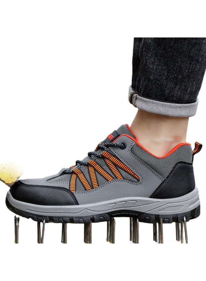 Old housekeeper Old Steward Labor Protection Shoes Men'S Steel Toe Smash-Proof Puncture-Proof Breathable Safety Work Shoes Electrician Insulated Wear-Resistant Mountaineering Shoes 508 44 - Image 3