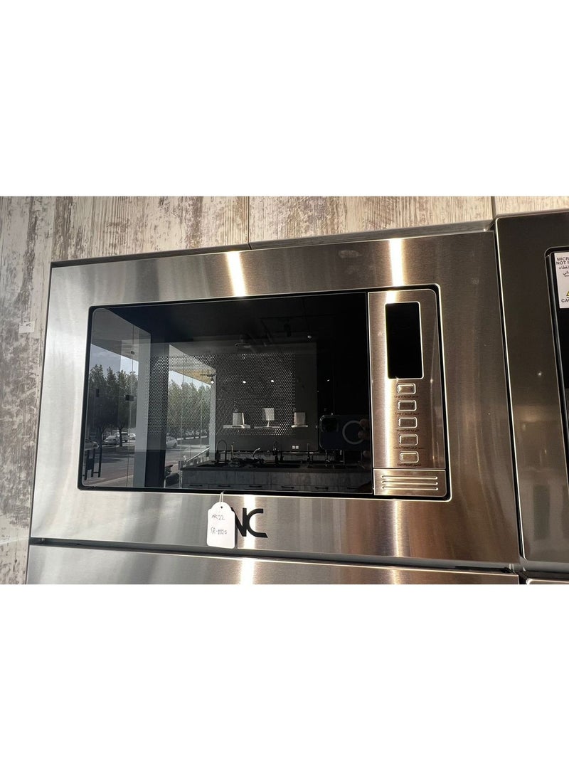 N.C N.C Built-in microwave 20 liter silver MEG50K  - Image 2